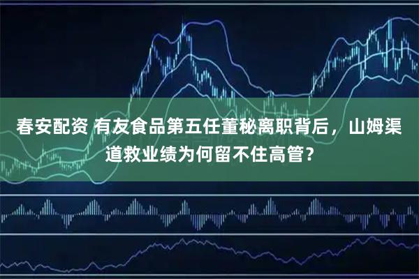 春安配资 有友食品第五任董秘离职背后，山姆渠道救业绩为何留不住高管？