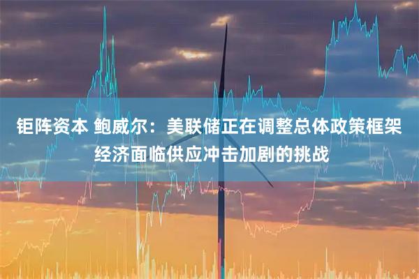 钜阵资本 鲍威尔：美联储正在调整总体政策框架 经济面临供应冲击加剧的挑战